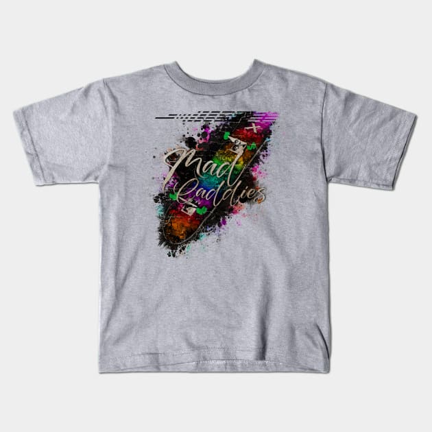 Skateboard X Mad Caddies VINTAGE Kids T-Shirt by GLOBALARTWORD